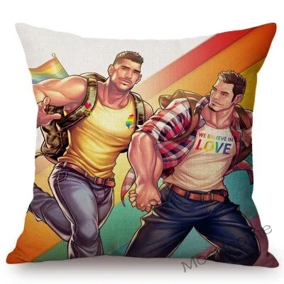 Bonky Gay Art Home Decorative Pillow Case