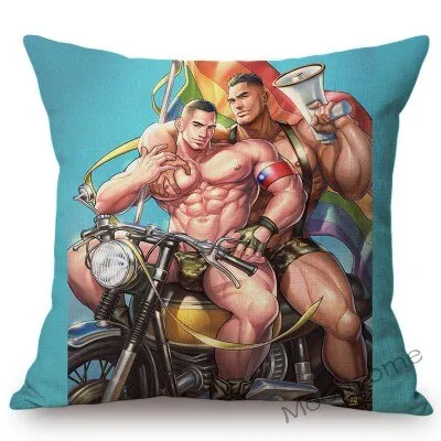 Bonky Gay Art Home Decorative Pillow Case