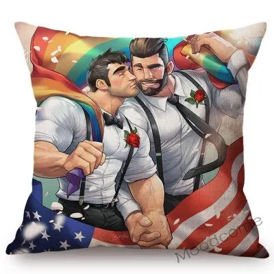 Bonky Gay Art Home Decorative Pillow Case