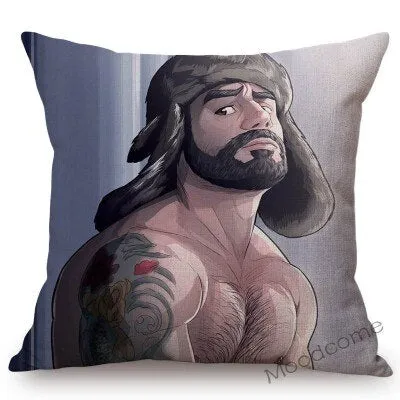 Bonky Gay Art Home Decorative Pillow Case