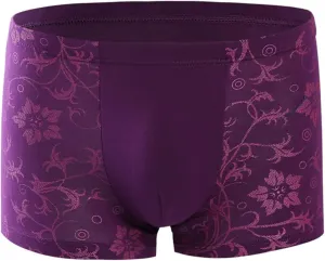 Boxer Briefs Men Men's Pure Cotton Boxer Briefs Breathable Four-corner Large Size Cotton Shorts