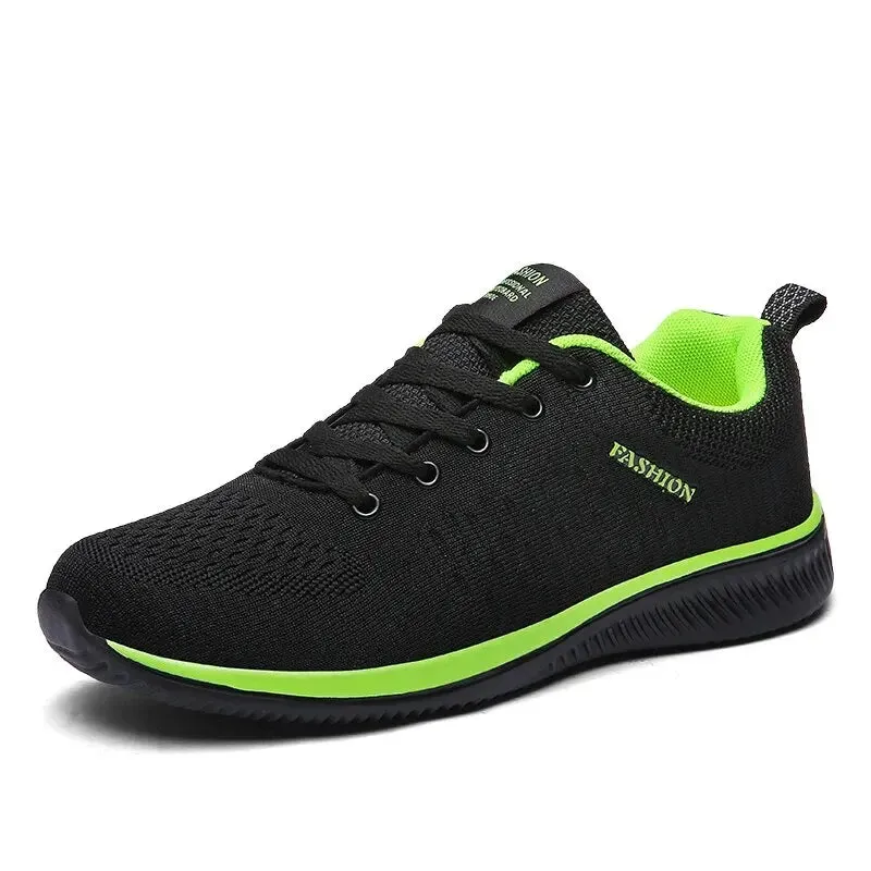 Breathable Mesh Casual Men Shoes Trendy Lightweight Walking Flats Male Tennis Sneakers Outdoor Running Fitness Shoes for Men