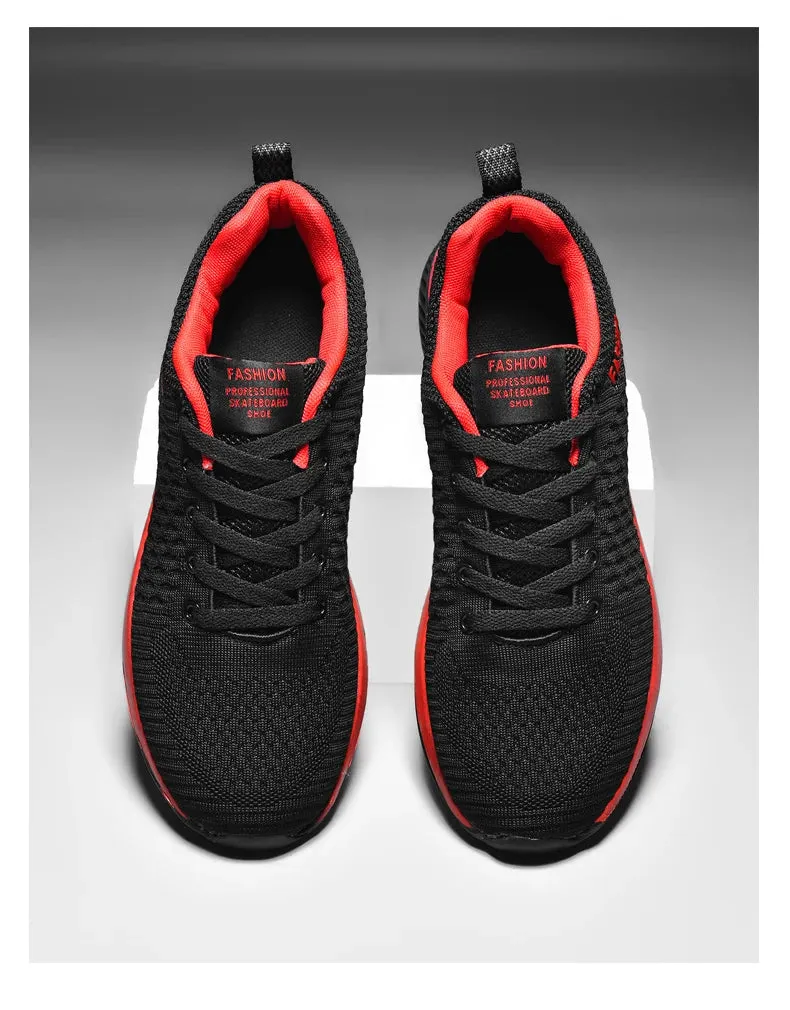 Breathable Mesh Casual Men Shoes Trendy Lightweight Walking Flats Male Tennis Sneakers Outdoor Running Fitness Shoes for Men