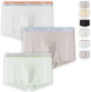 Bubble Cotton Men's Boxer Briefs Breathable Sweat Absorbent, Bubble Cotton Fabric Men Underwear