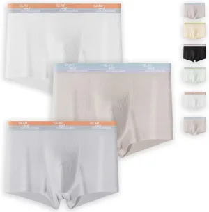 Bubble Cotton Men's Boxer Briefs Breathable Sweat Absorbent, Bubble Cotton Fabric Men Underwear