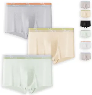 Bubble Cotton Men's Boxer Briefs Breathable Sweat Absorbent, Bubble Cotton Fabric Men Underwear