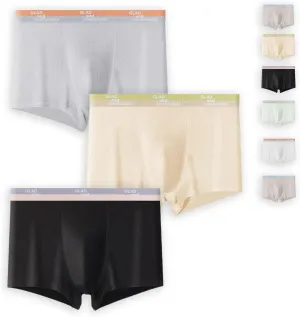 Bubble Cotton Men's Boxer Briefs Breathable Sweat Absorbent, Bubble Cotton Fabric Men Underwear