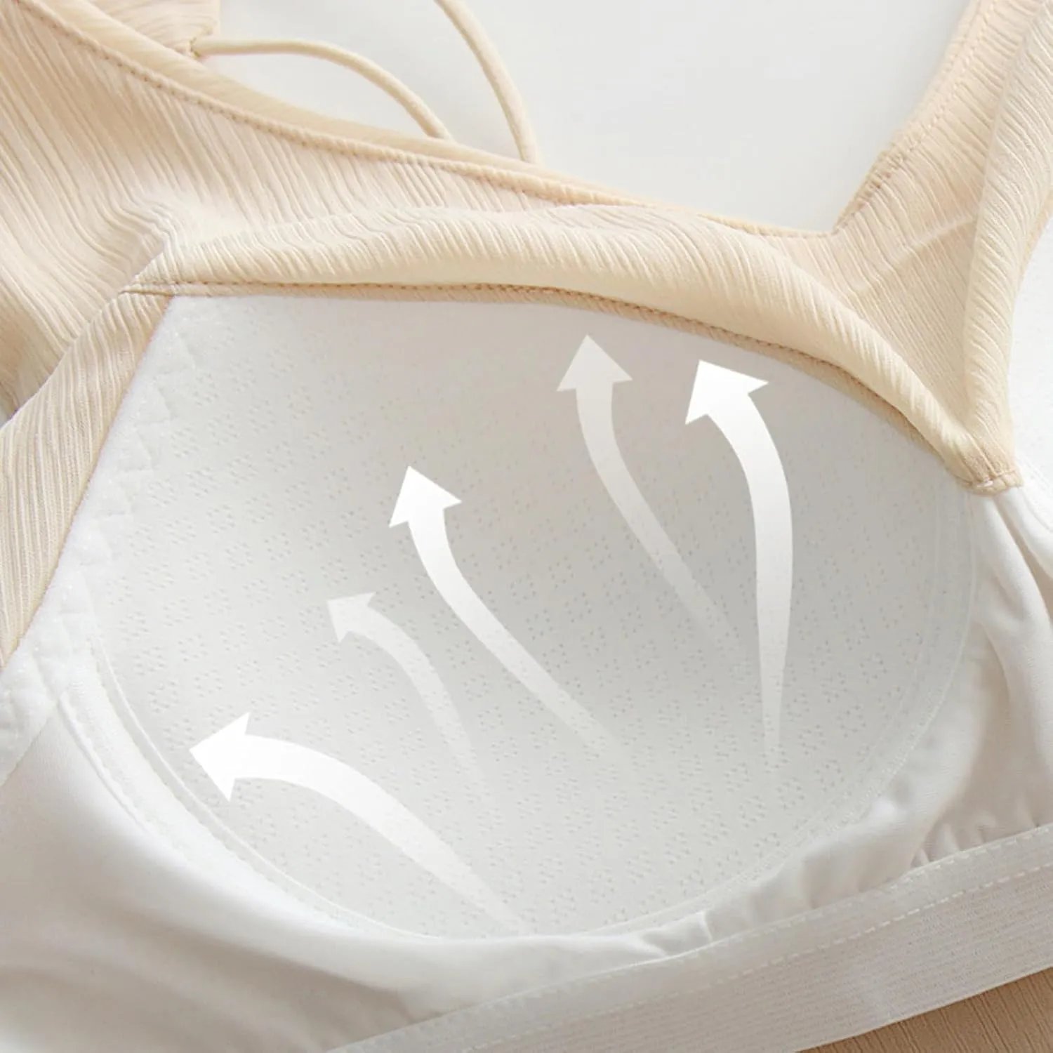 Built-in Bra Cami Tank Tops for Women Comfy Summer Basic Solid V Neck Loose Camisole Padded Sleepwear Workout Yoga Shirts