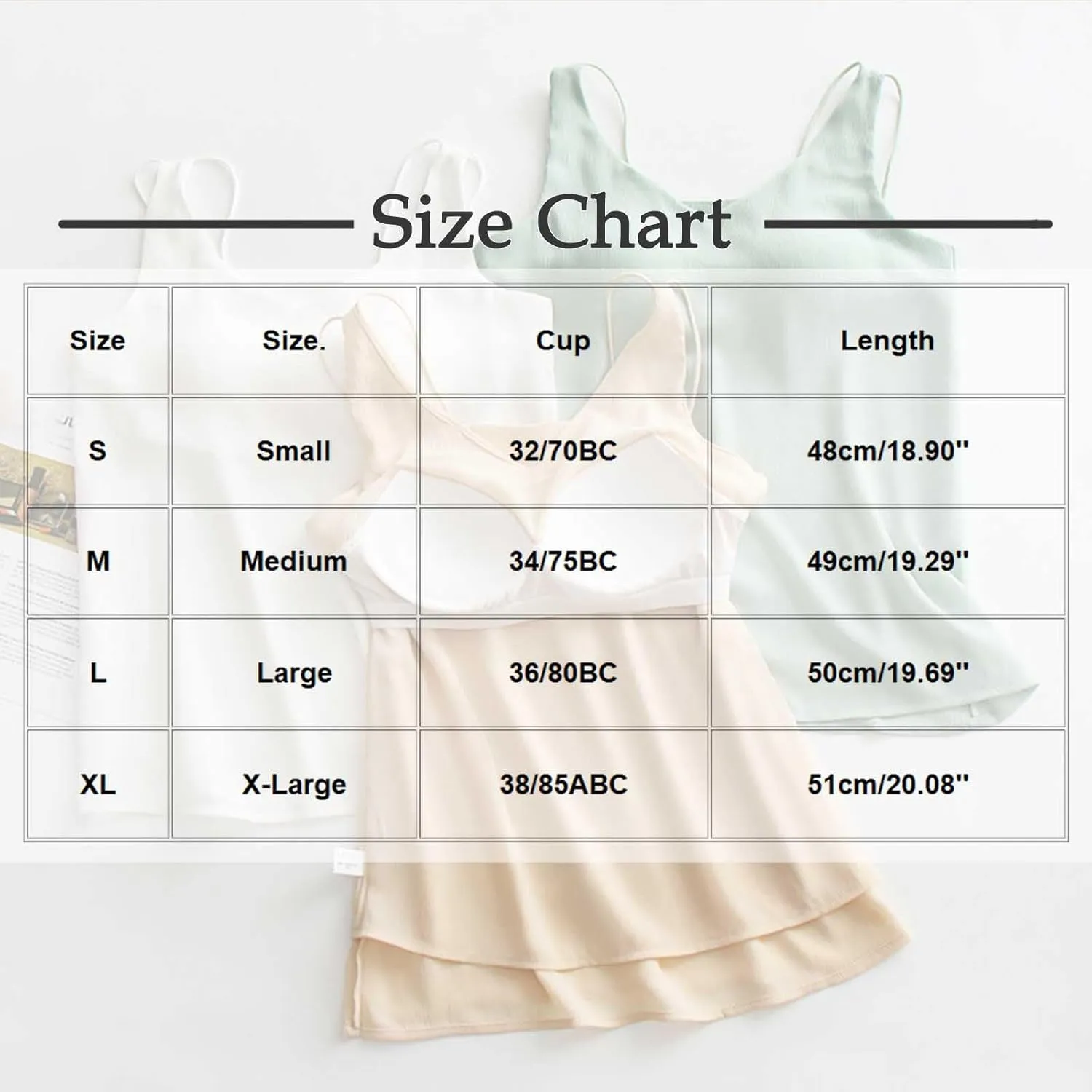 Built-in Bra Cami Tank Tops for Women Comfy Summer Basic Solid V Neck Loose Camisole Padded Sleepwear Workout Yoga Shirts