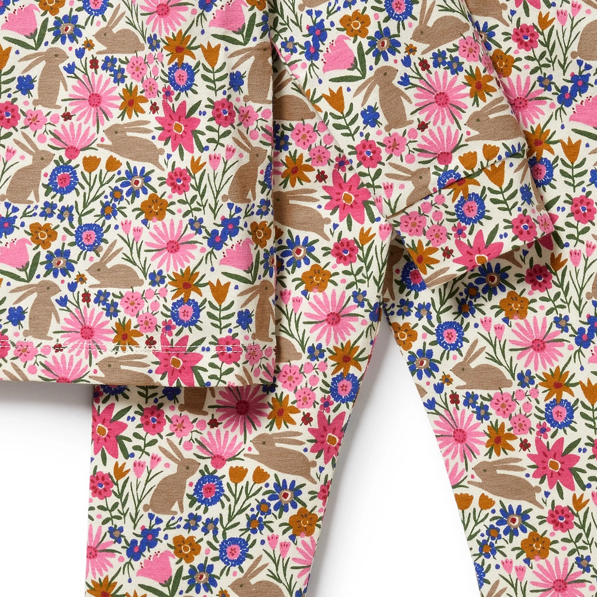Bunny Hop Organic Long Sleeved Pyjamas