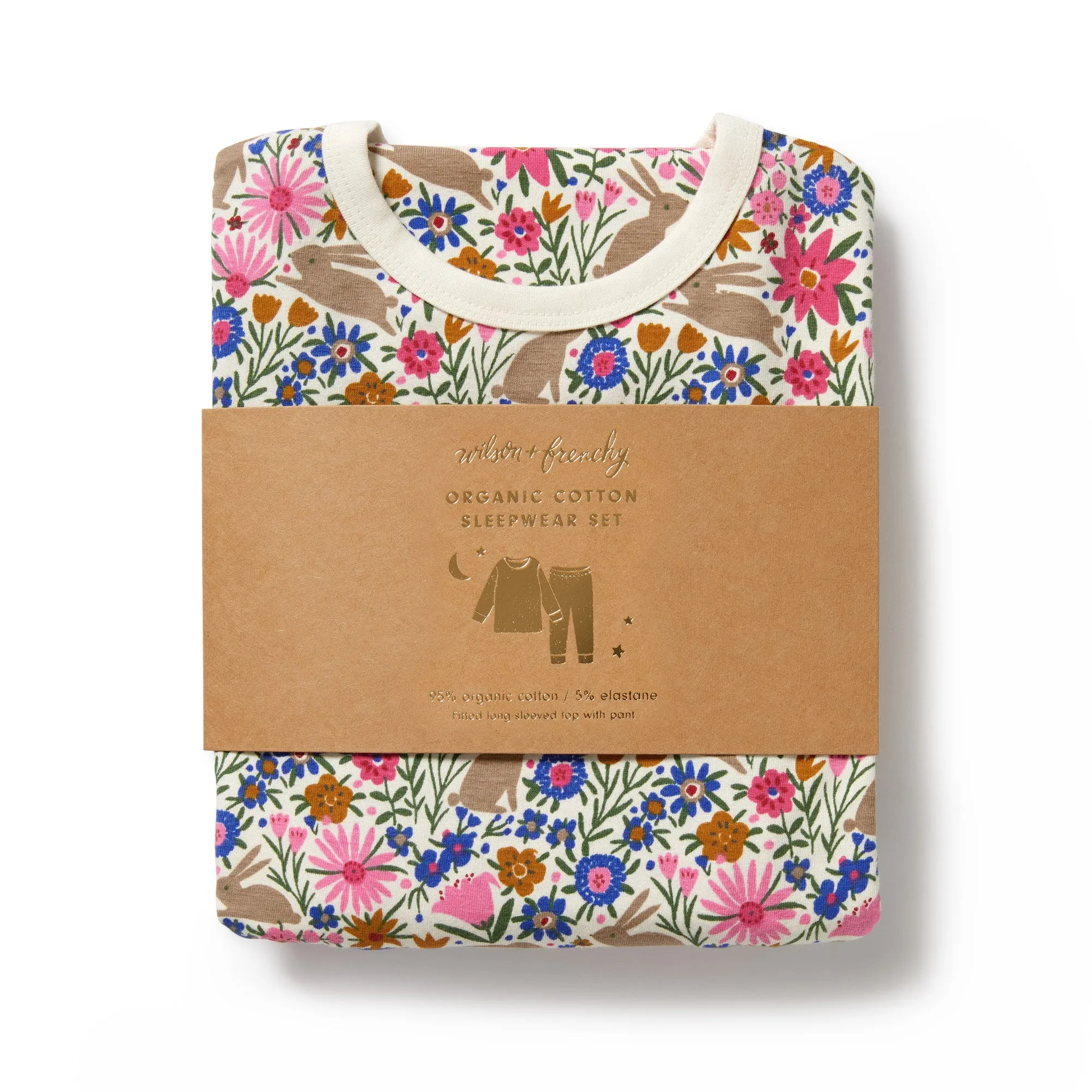 Bunny Hop Organic Long Sleeved Pyjamas