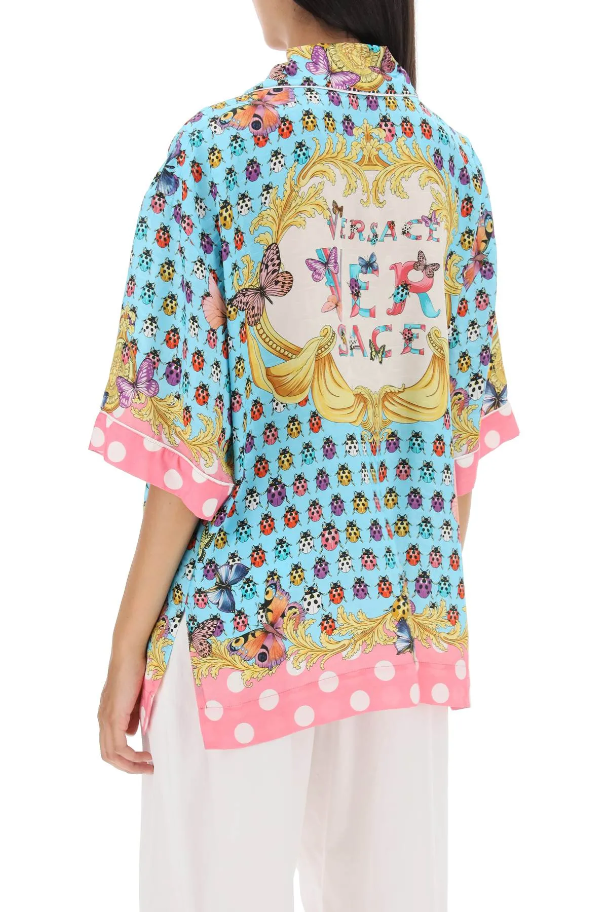 butterflies & ladybugs short sleeve shirt