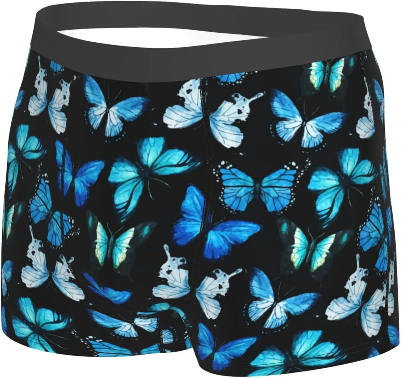 Butterfly Fashion Men'S Underwear Boxer Briefs Comfor Breathable