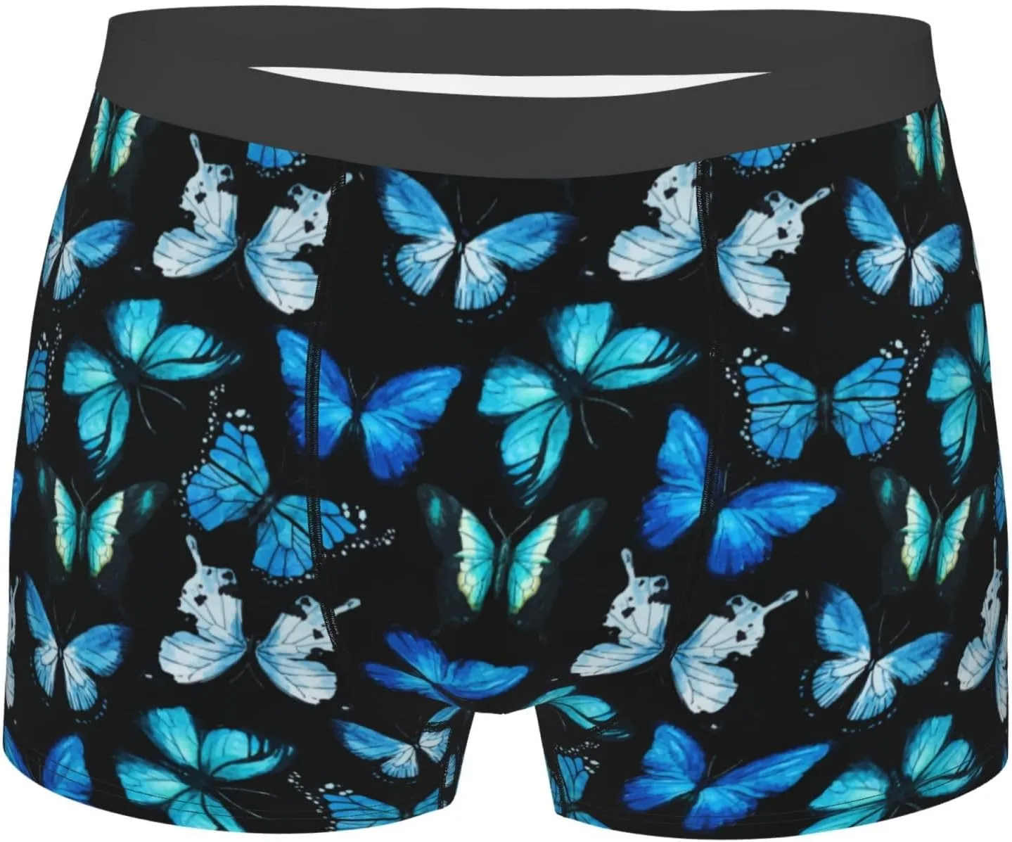 Butterfly Fashion Men'S Underwear Boxer Briefs Comfor Breathable
