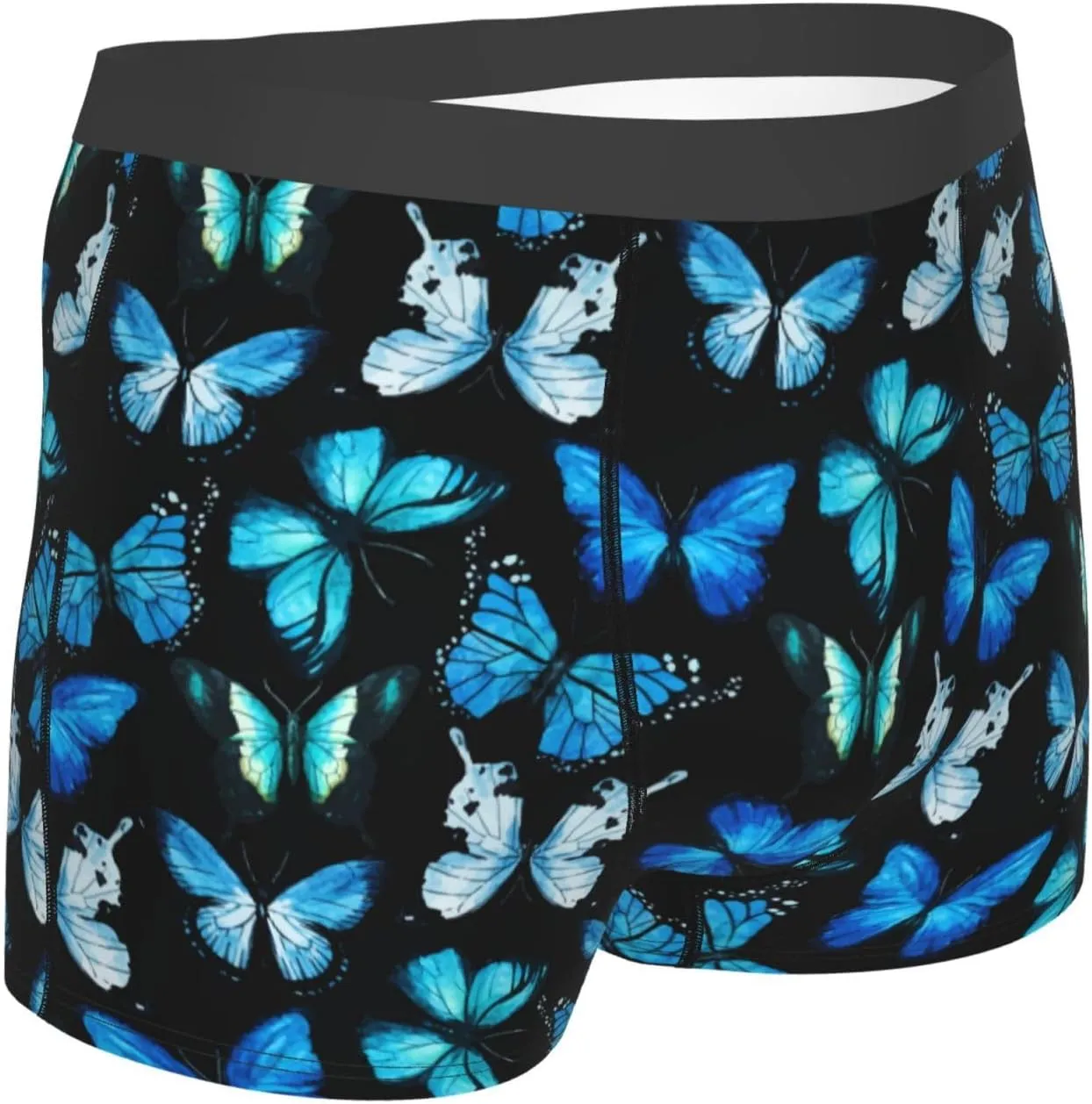 Butterfly Fashion Men'S Underwear Boxer Briefs Comfor Breathable