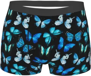 Butterfly Fashion Men'S Underwear Boxer Briefs Comfor Breathable
