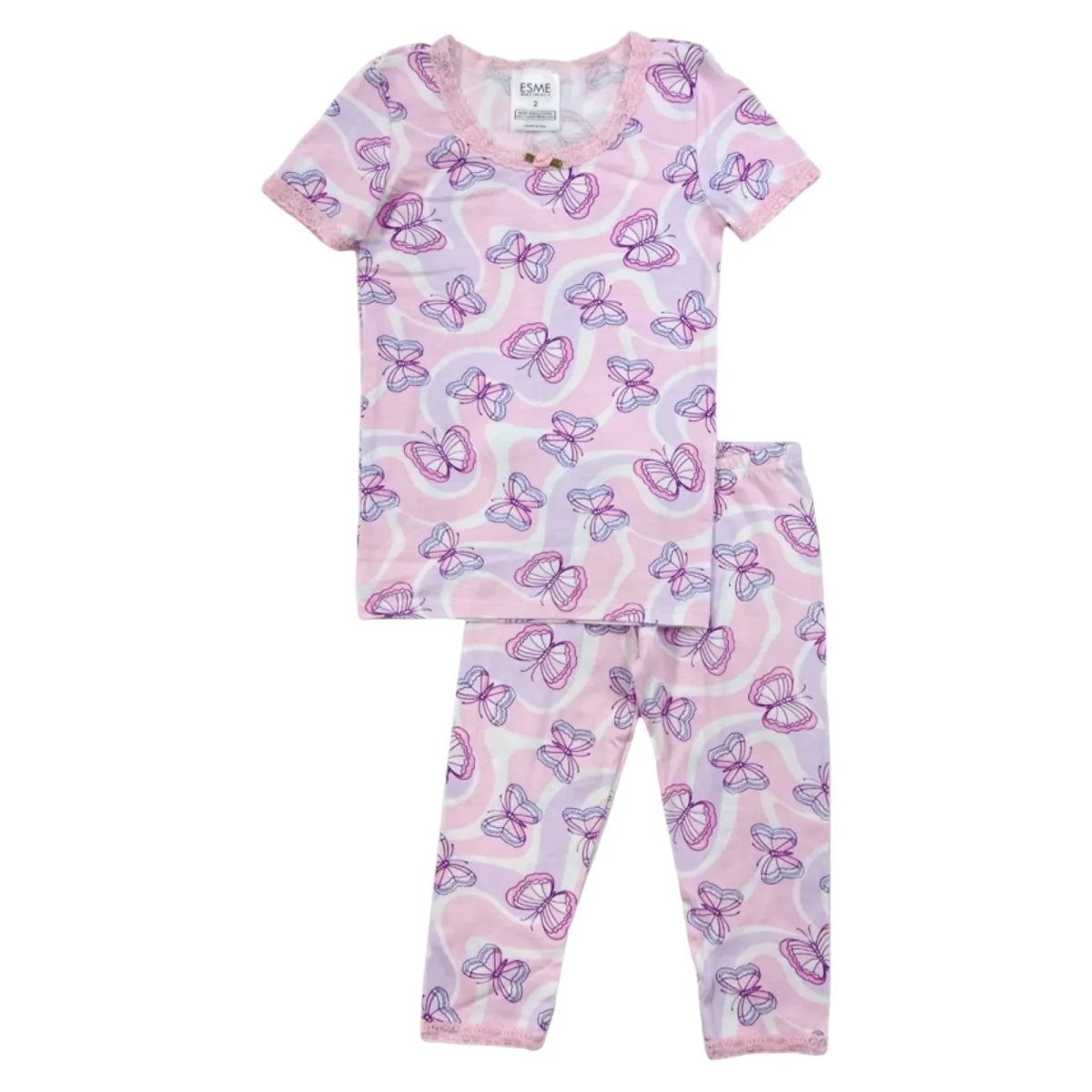 BUTTERFLY SHORT SLEEVE PJS