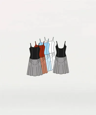 Camisole Long Dance Dress - WOMENS