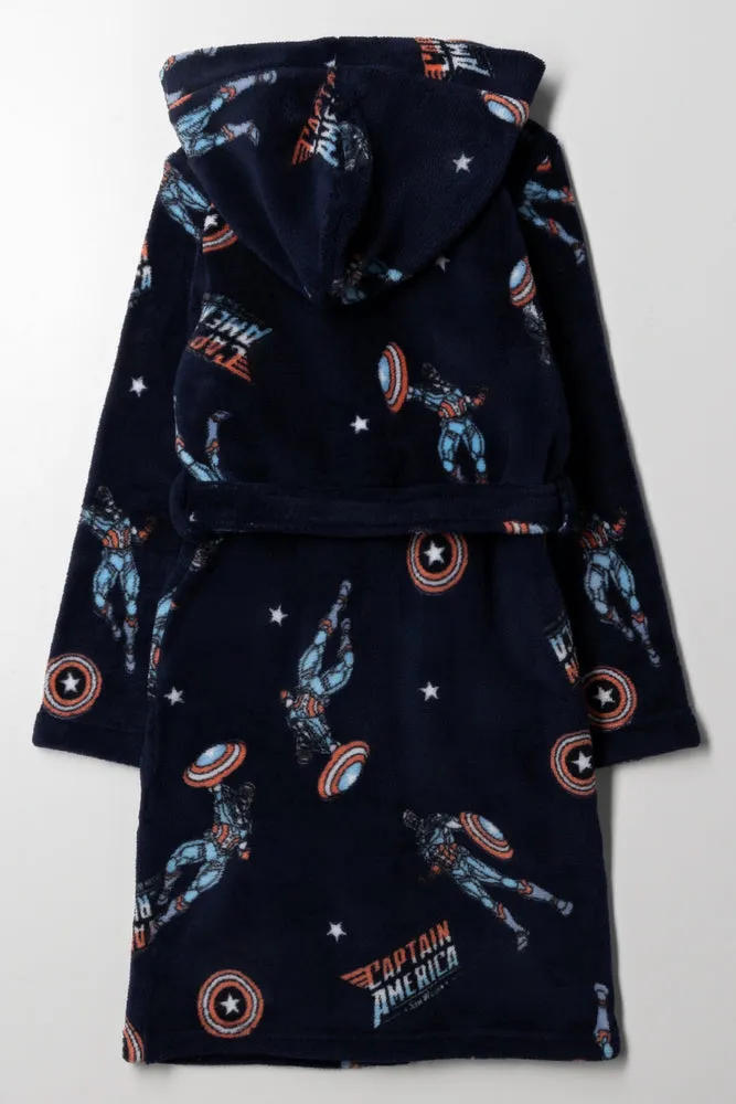 Captain America Gown Navy