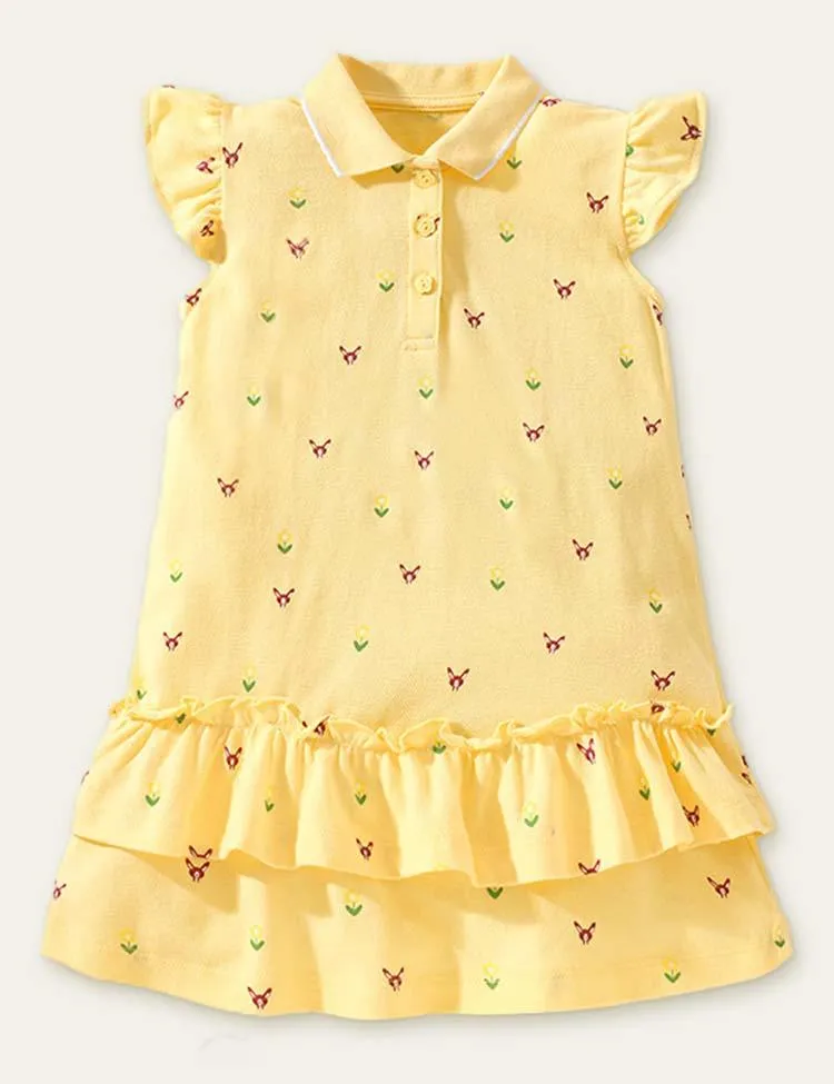 Cartoon Printed Dress