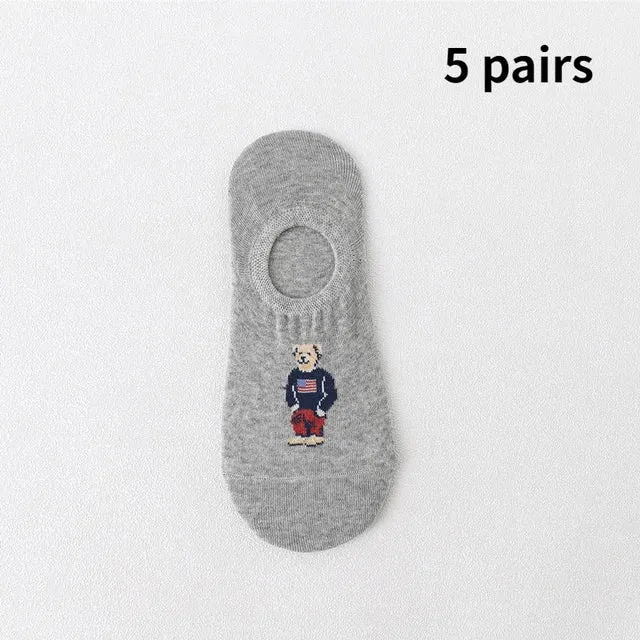 Cartoon Printed Pattern Ankle Socks