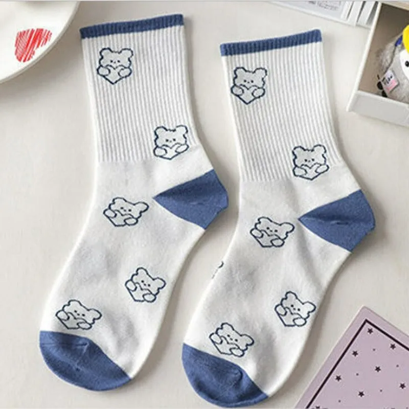 Cartoon Printed Socks