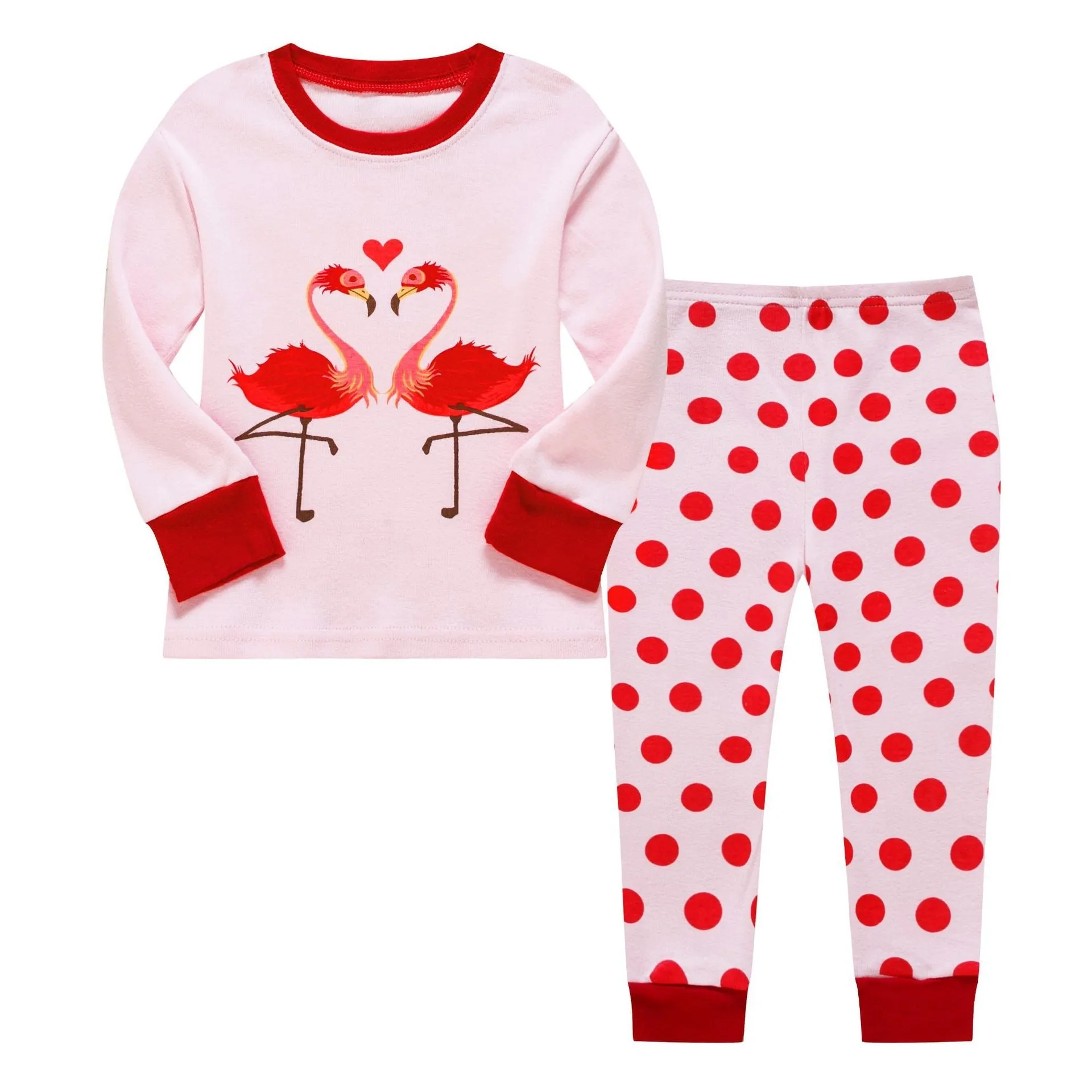 Cartoon Rainbow Unicorn Girls' Pajamas Homewear