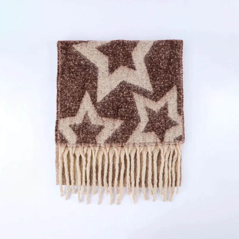 Casual Gradient Warm Scarf