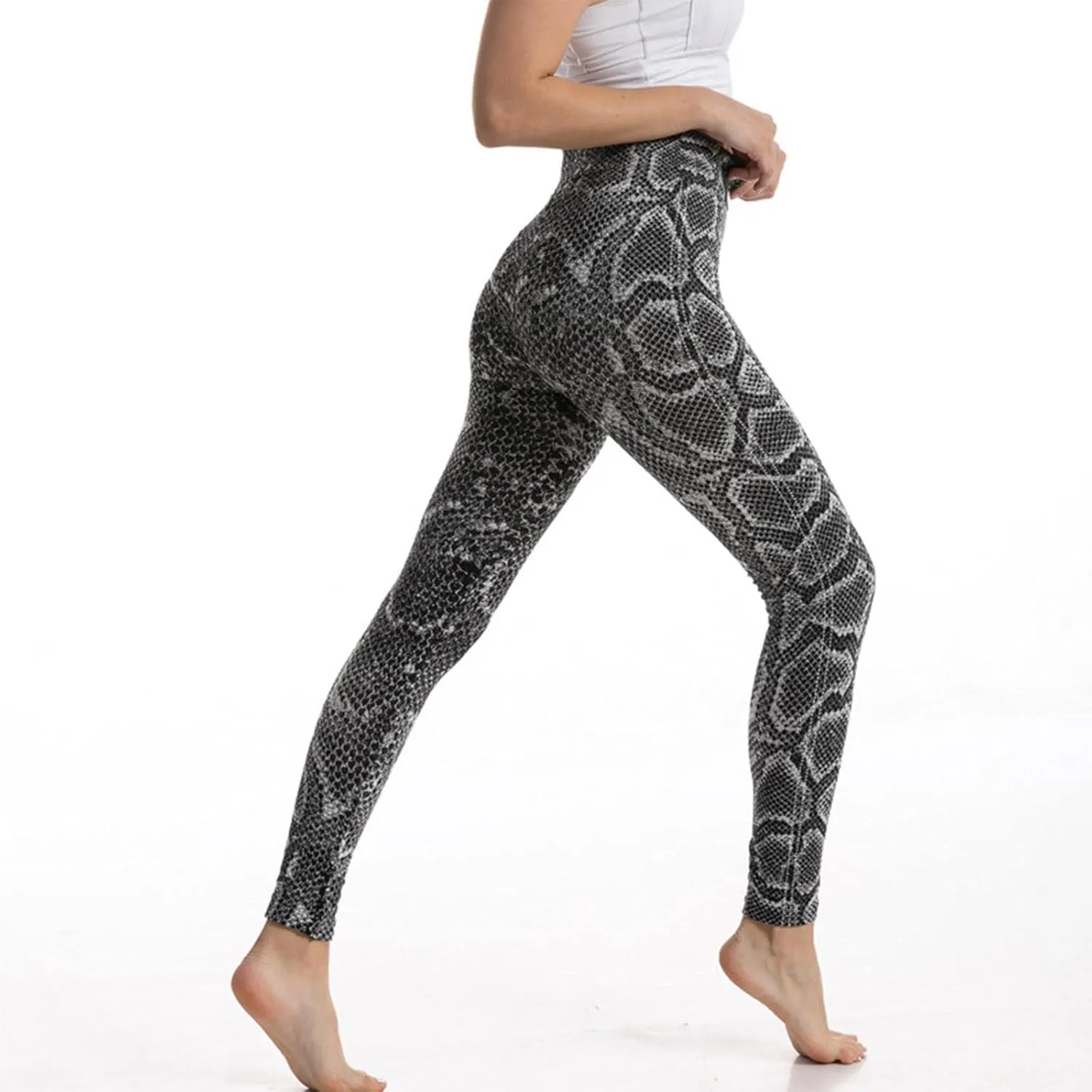 Casual Leggings for Women High Waist Printed Tummy Control Butt Lifting Pants Tights Funny Compression Workout Slimming