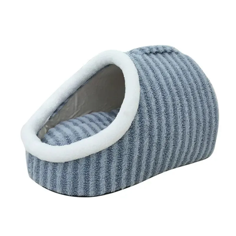 Cat Bed Macaron Double-piece Autumn And winter warm Bed