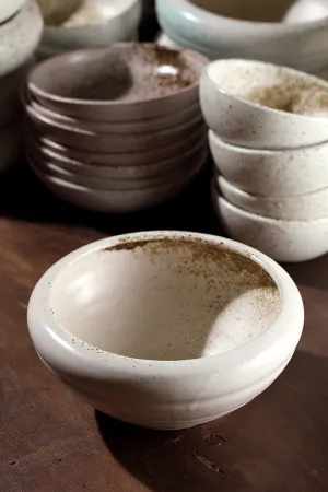 Ceramic round salad bowl