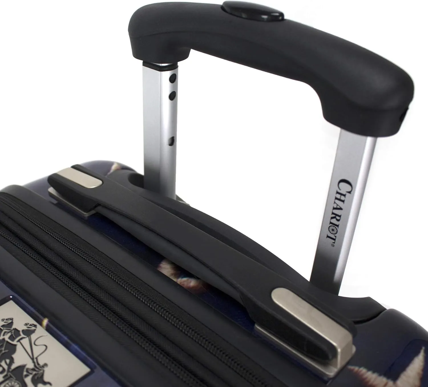 Chariot Printed Expandable Hardside Spinner Luggage Set, Printed Expandable Hardside Spinner Luggage Set