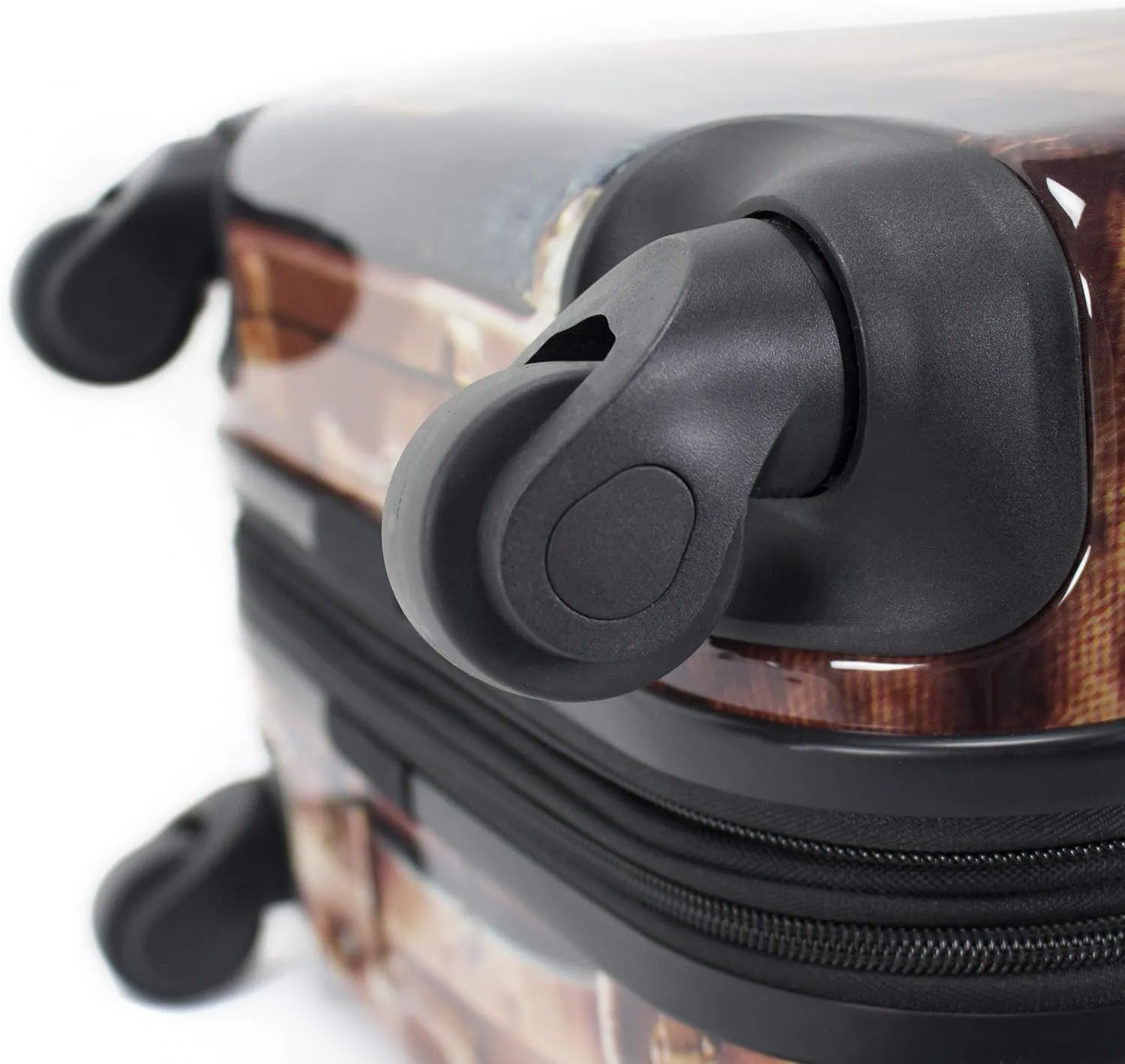 Chariot Printed Expandable Hardside Spinner Luggage Set, Printed Expandable Hardside Spinner Luggage Set