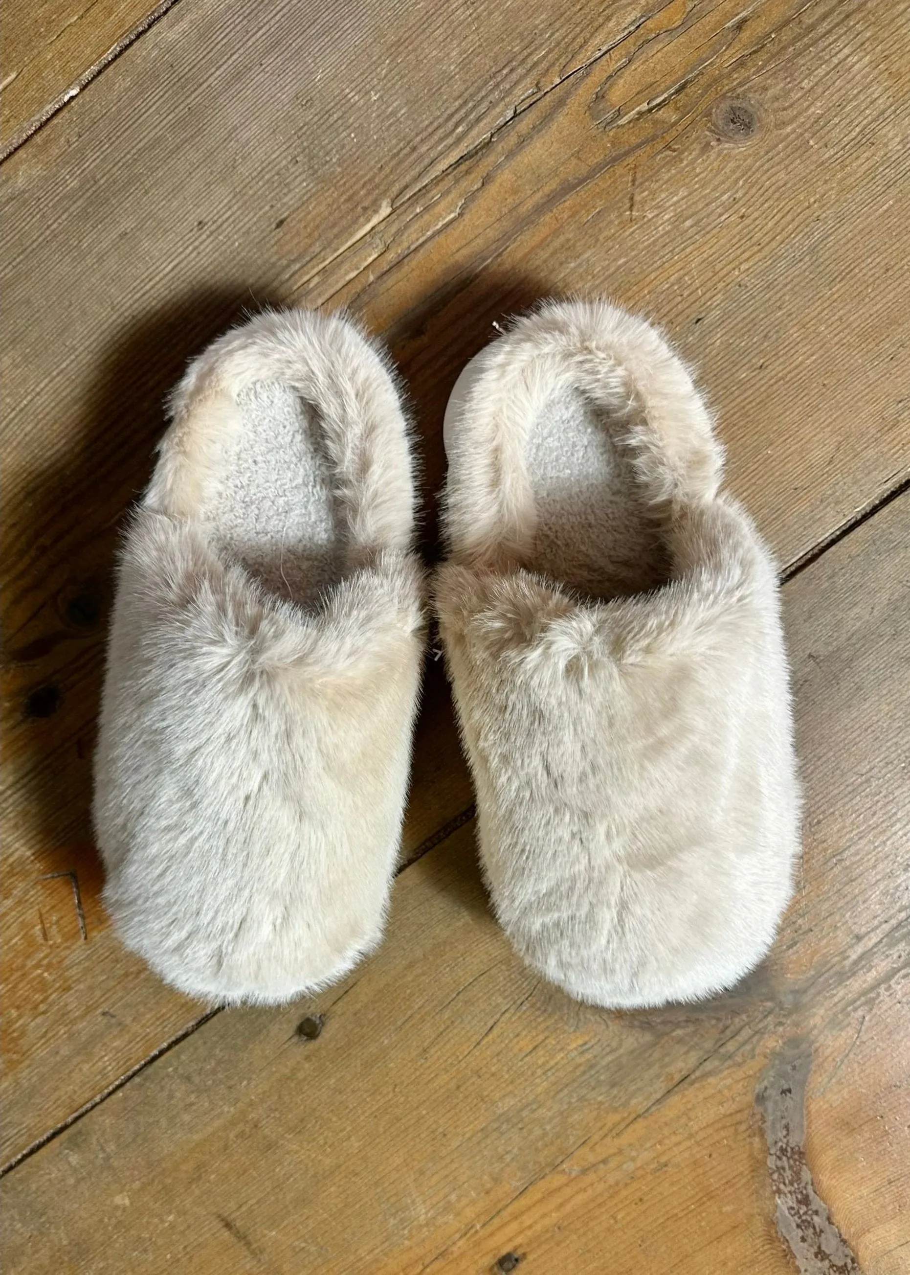 Chaussons Homewear fluffy Fur Beige