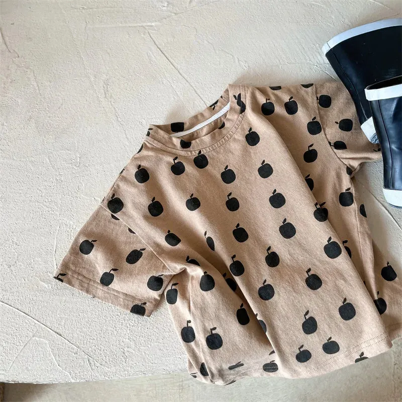 Cherry Print Casual Tee