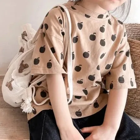 Cherry Print Casual Tee