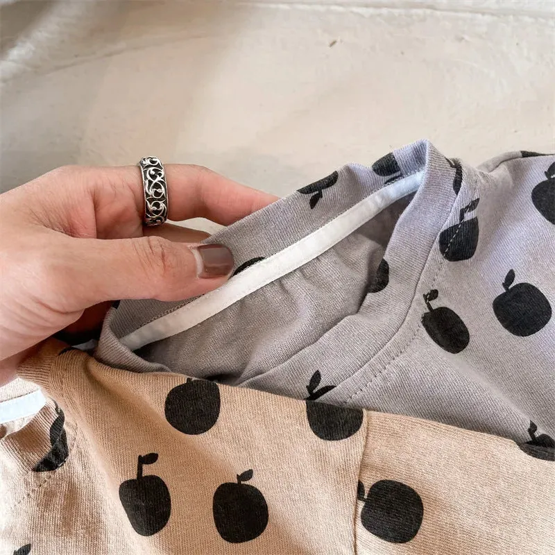 Cherry Print Casual Tee