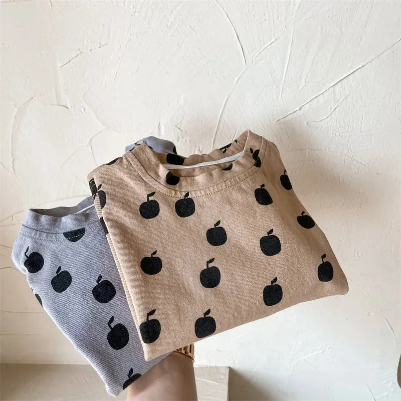 Cherry Print Casual Tee
