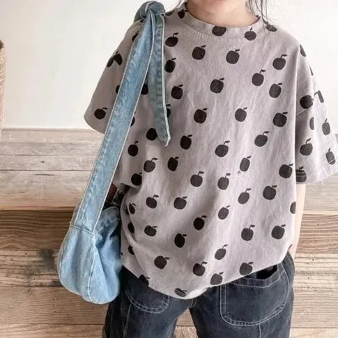 Cherry Print Casual Tee