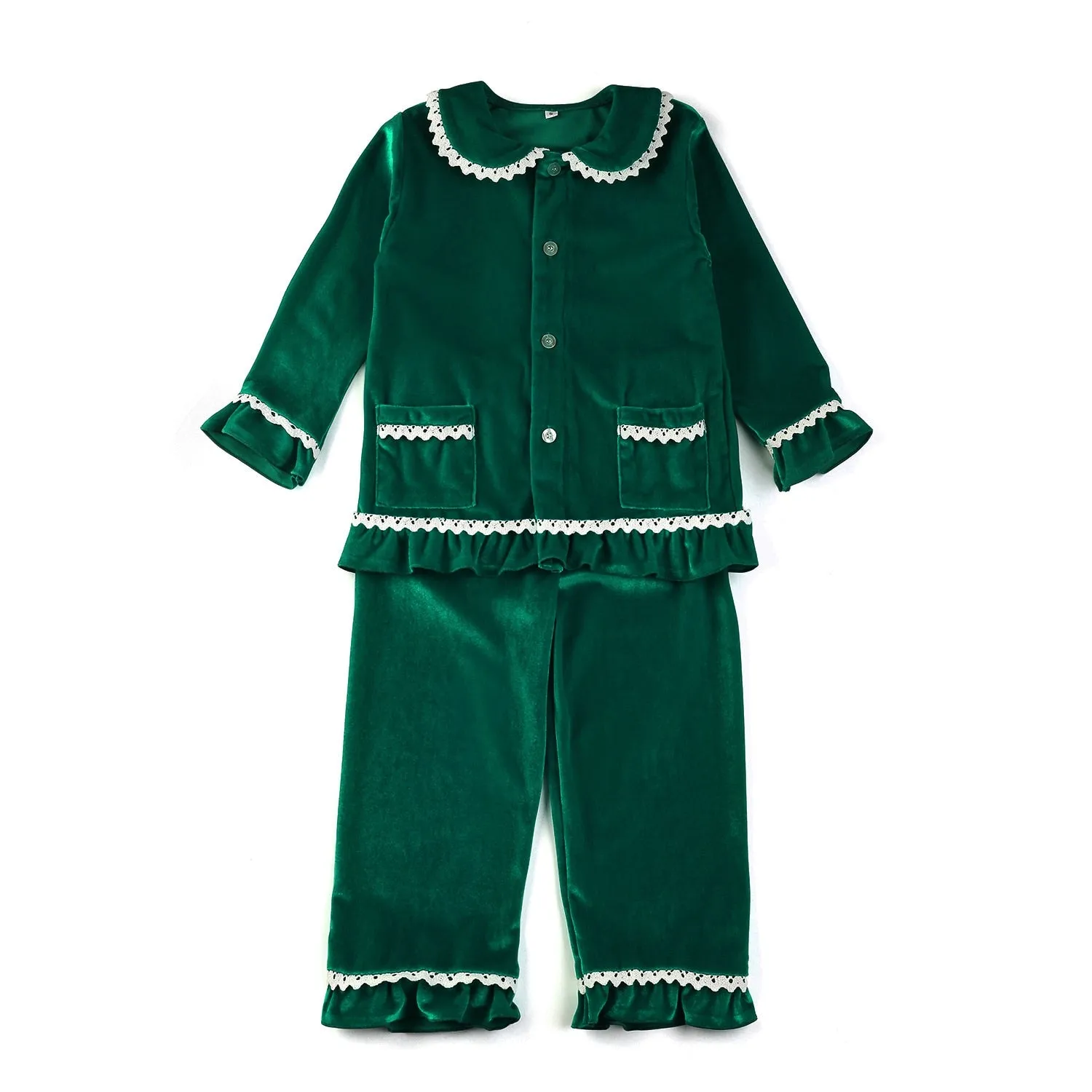 Chiximaxu Baby Sleepwear Toddler Kids Boys Girls Christmas Pajamas Clothes Set Velvet Children Pajamas