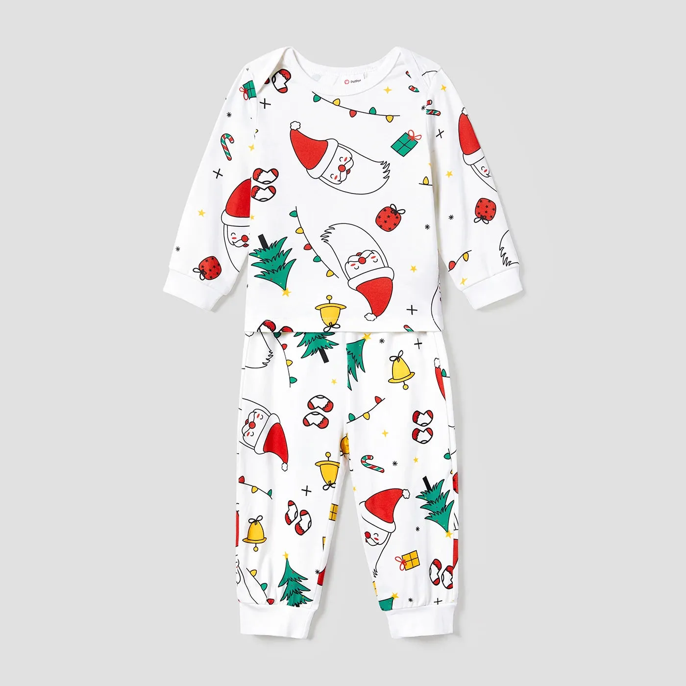 Christmas Family Matching Festival Print Pajama Sets (Flame Resistant)