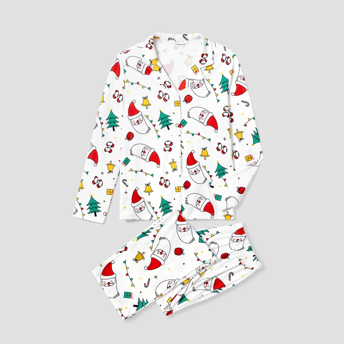 Christmas Family Matching Festival Print Pajama Sets (Flame Resistant)