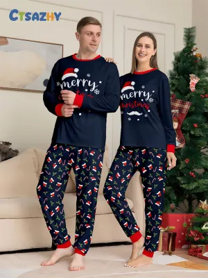 Christmas loungewear parent-child suit