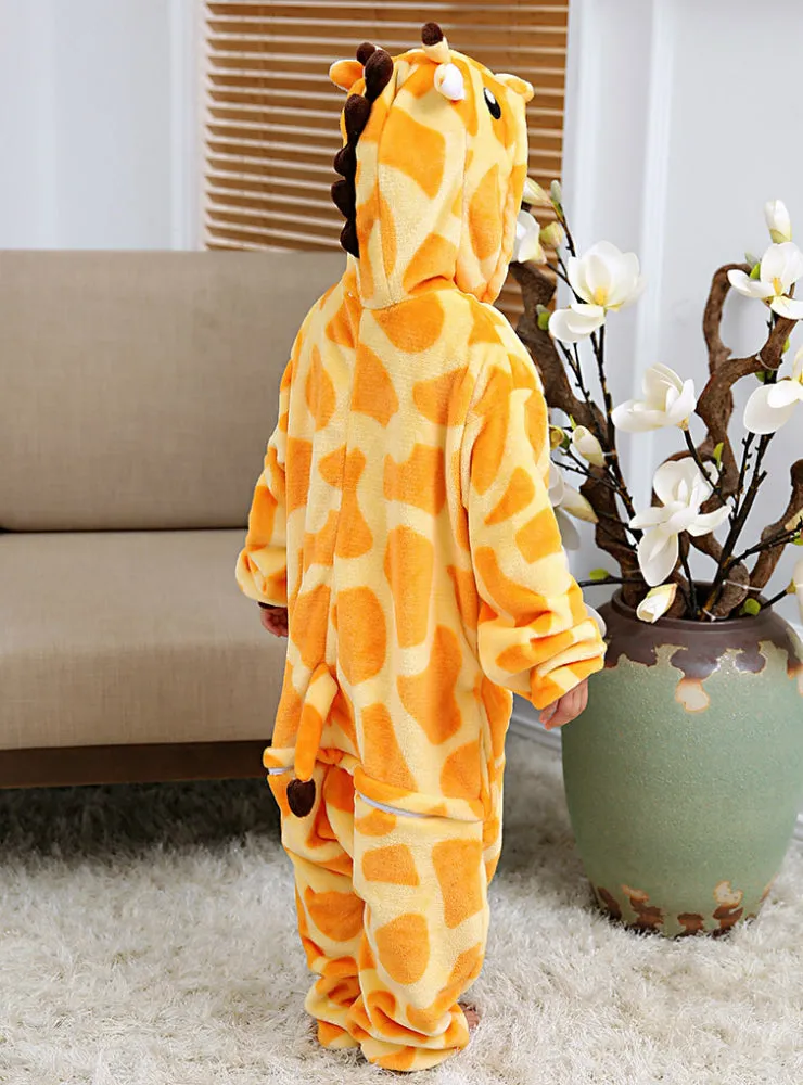 Christmas Pajamas Kids Children's Onesie Giraffe