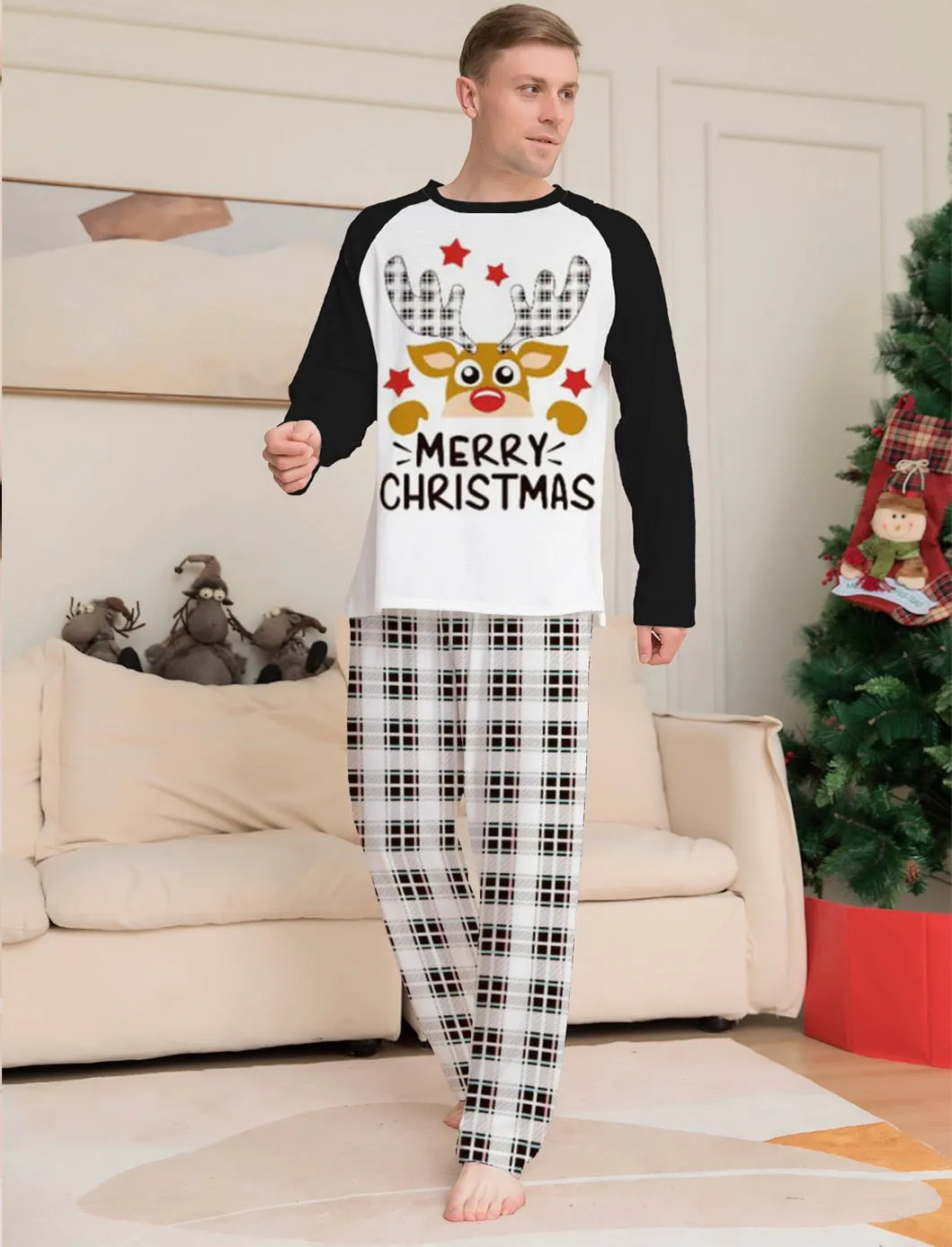 Christmas Pajamas Set 2023 Family Matching Outfits Adult Mother and Daughter Father Son Xmas Pyjamas Mommy And Me Kids Clothes
