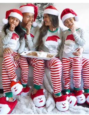 Christmas Print Parent-Child Pajamas