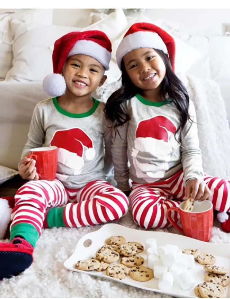 Christmas Print Parent-Child Pajamas
