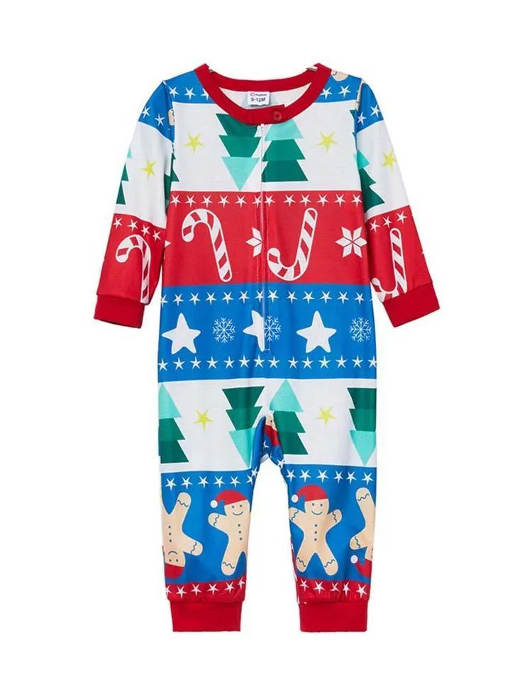 Christmas Printing Parent-Child Pajamas