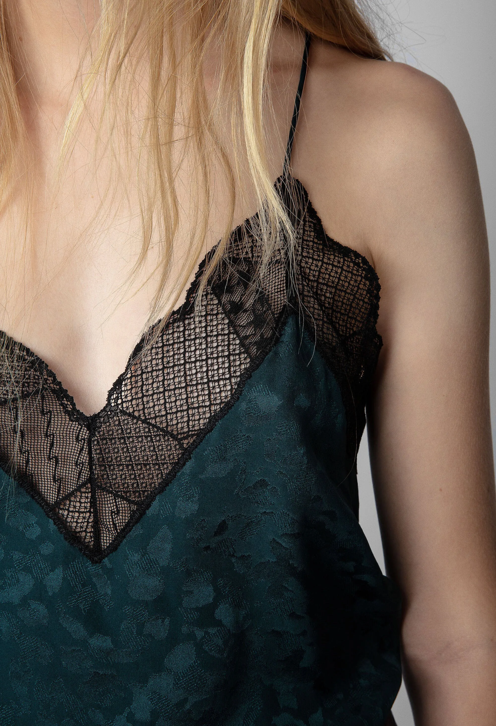 Christy Jac Leo Silk Camisole