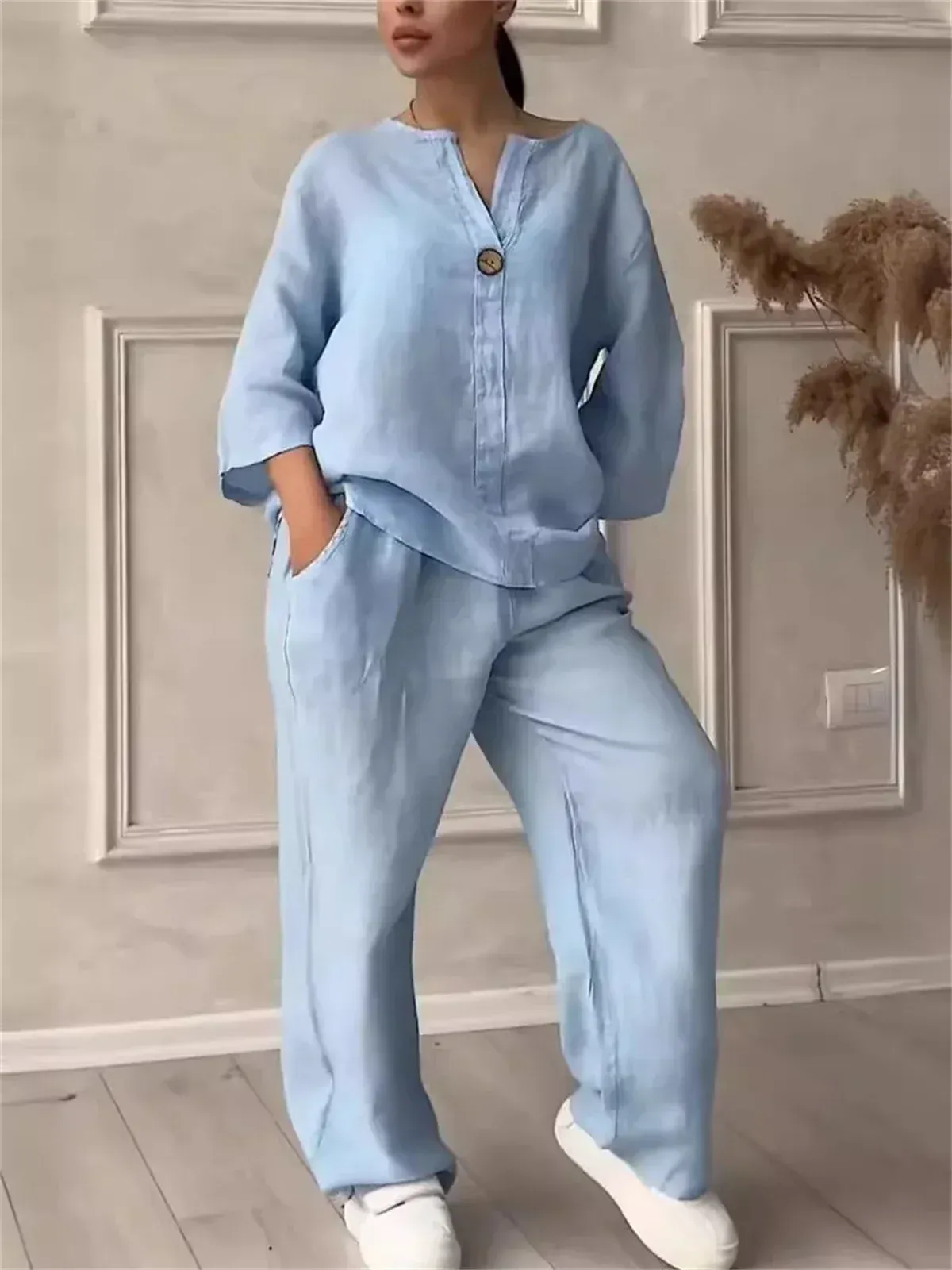 Clara | Linen Two-Piece Set